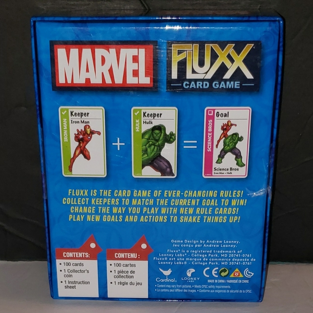 NIB Marvel Fluxx Card Game With Collectors Coin!! - Picture 6 of 9